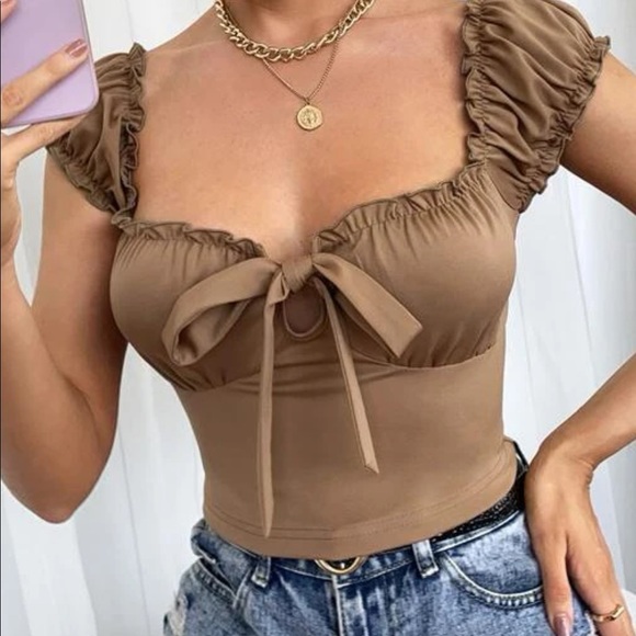 SHEIN Tops - Brown blouse